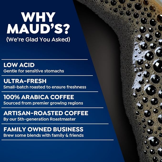 Maud's Decaf Coffee Pods Variety Pack 54 ct 6 Assorted Roasts &amp Flavors Decaf Dark &amp Medium Roast Coffee in Single Serve Pods - 100% Arabica Coffee Compatible with Keurig K Cups Maker