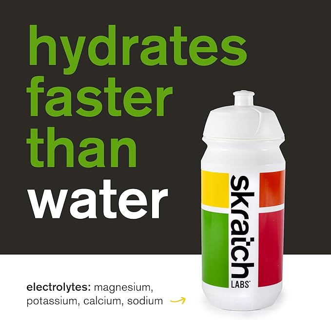 Skratch Labs Hydration Sports Drink Mix Packets – Real‑Fruit Electrolyte Powder for Fast Hydration &amp Endurance | Lemon Lime | 20 Pack | Vegan Non‑GMO Clean Ingredients
