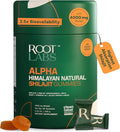 10-in-1 Alpha Shilajit Gummies | 4000 mg Pure Himalayan Shilajit with Tongkat Ali &amp Maca Root | for Men &amp Women | ShilAbsorb Bioavailability Tech | Sugar-Free Vegan | 60 Gummies