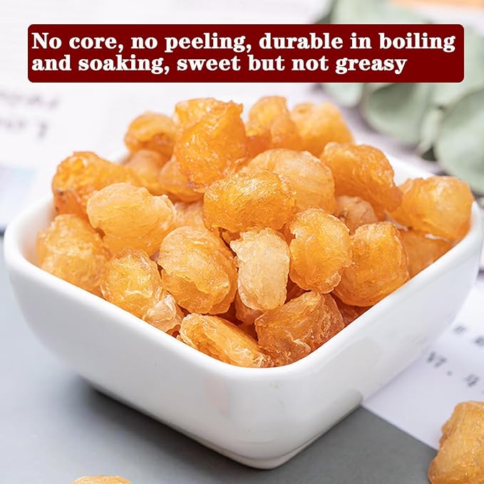 Dried Longan Fruit 桂圆干 桂圆肉 14.11oz 400g(200g*2) Longan Dried Fruit Longan Tea 龍眼乾 桂圆 龙眼Snack No Sugar No Addition Fruit Tea