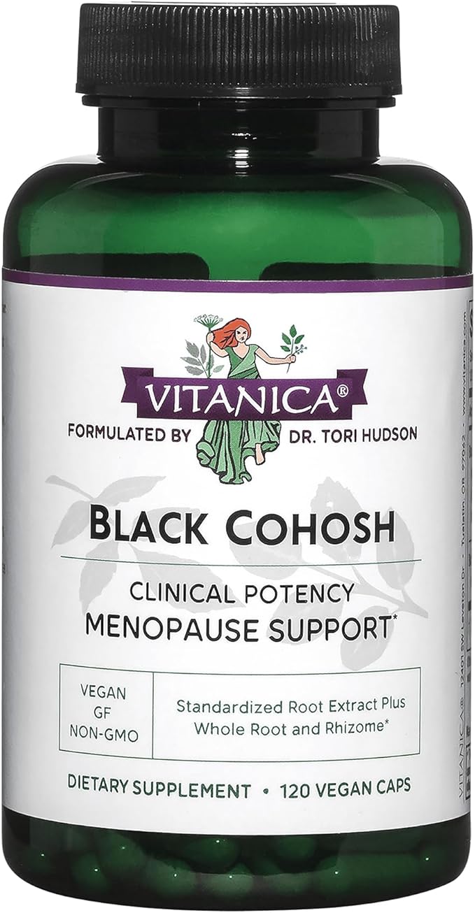 Vitanica Black Cohosh Cimicifuga Extract Plus Vegan 120 Capsules