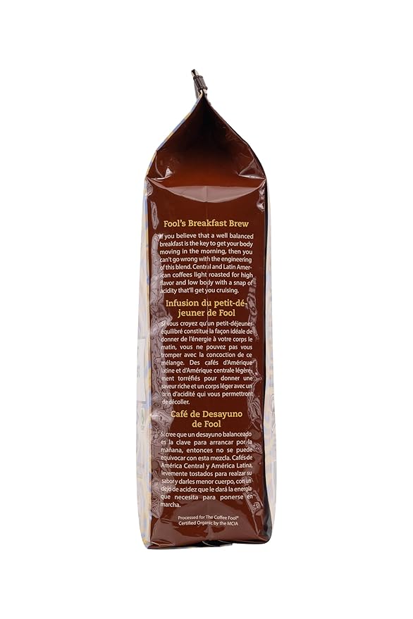 Coffee Fool’s Organic Fair Trade Breakfast Brew (French Press)