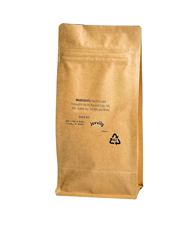 Jovvily Pau D'Arco - 1 lb - Cut &amp Sifted - Herbal Tea - Caffeine Free