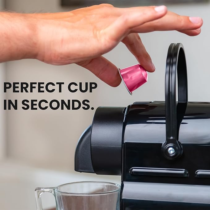 GILA Café Master Blend Aluminum Coffee Capsules – Dark Roast Espresso Pods Compatible with Nespresso Original Machines – Mexican Arabica Blend with Chocolate &amp Vanilla Notes 10 Count