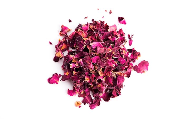 Organic Culinary Rose Petals 12 oz Dried Edible for Tea and Bath