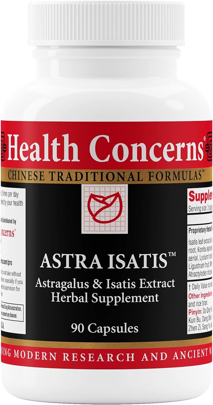 Health Concerns Astra Isatis – Immune Defense &amp Respiratory Health Supplement – Herbal Cold &amp Flu Support – Astragalus &amp Licorice Extracts - Chinese Traditional Formula – 90 Capsules