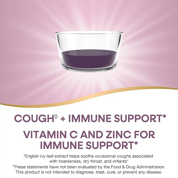 Nature's Way Sambucus HoneyBerry Cough Syrup with Black Elderberry Extract &amp Organic Honey Immune Support* 4 Fl. Oz