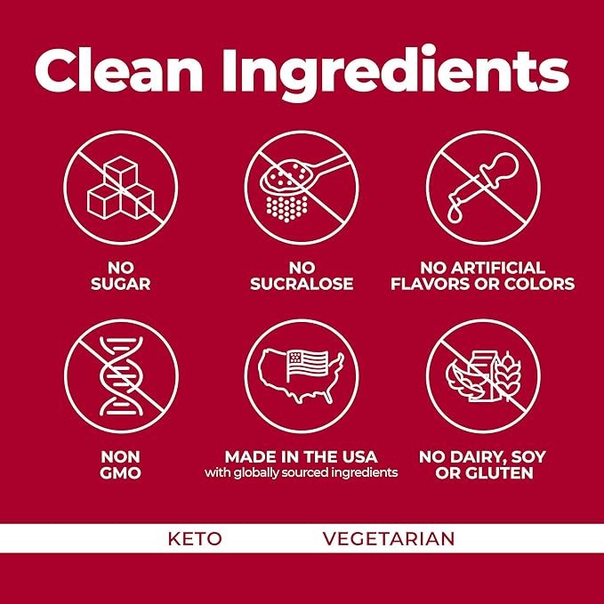 Pureboost Superfoods Clean Energy Booster Refreshing Energy Drink Mix with 7 Organic Red Superfoods Beet Hibiscus Pomegranate and Vitamins. Sugar-Free No Sucralose (Red Burst 30 Count)