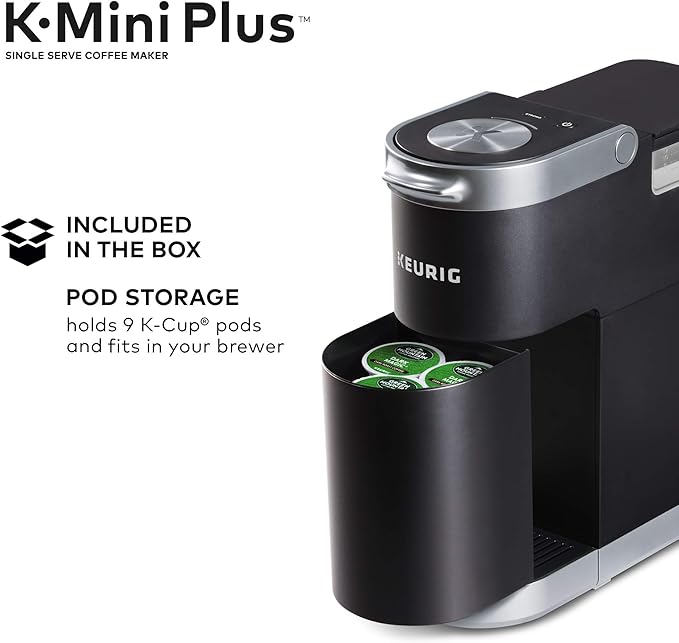 Keurig K-Mini Plus Coffee Maker with McCafé Classic Collection Variety Pack 40 Count K-Cup Pods