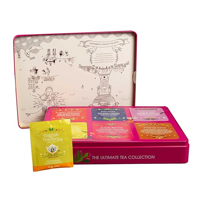 English Tea Shop - Ultimate Tea Collection- Gift Tin - 36 Tea Bag Sachets 69g