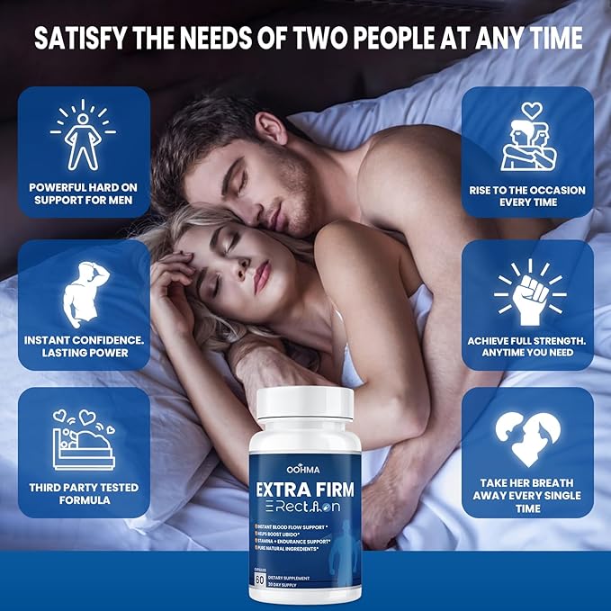 New Male Enhancing Supplement Designed to be Fast Acting for Blood Flow to Gain Length &amp Girth + Stamina Increase Size Strength Maca Epimedium and Other Natural Ingredients 3rd Party Tested