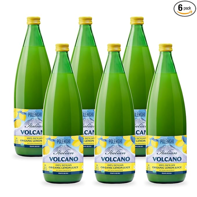 Volcano Lemon Juice 1Ltr (Pack of 6)