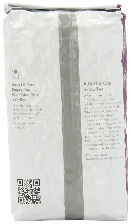 Starbucks Sumatra Whole Bean Coffee 12 Ounce (Pack of 6)