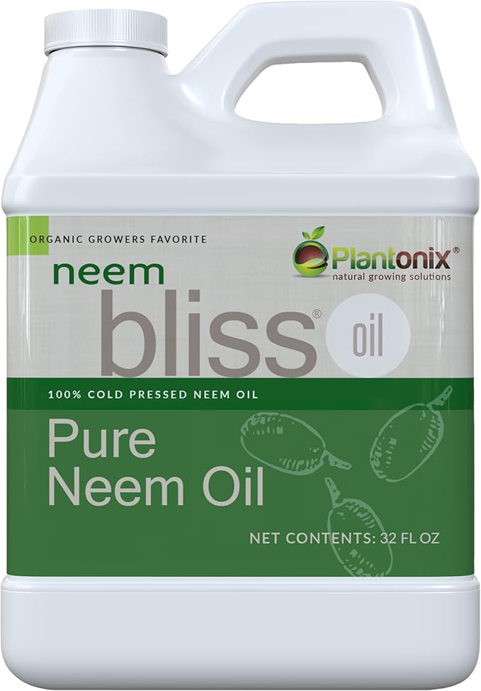 Neem Bliss (32 Fl Oz) - Pure Neem Oil Concentrate - 100% Cold Pressed Neem Oil - All-Natural Neem Oil Concentrate - Pure Neem Oil Extract - Unrefined Neem Oil for Hair - Neem Seed Oil Concentrate