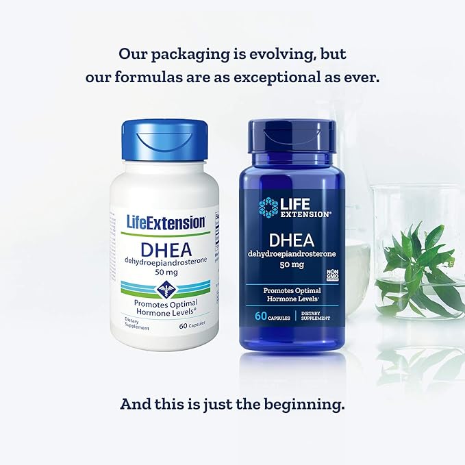 Life Extension DHEA 50 Mg 60-Capsules (2 Pack)