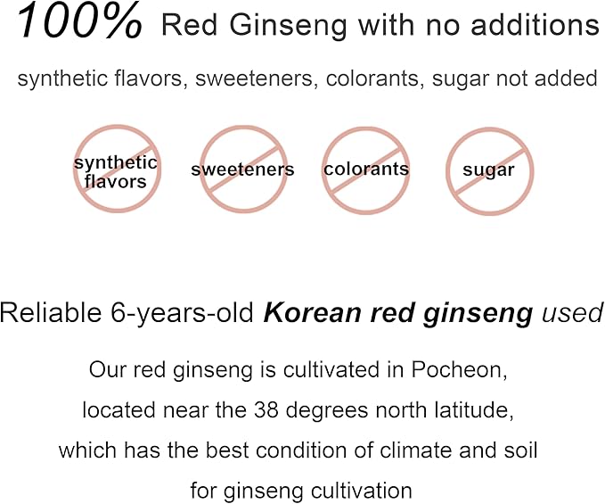 Pocheon 240g(8.5oz) 100% Pure Korean 6years Root Red Ginseng Extract Gold High Ginsenoside Saponin Panax
