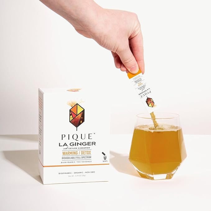 Pique La Ginger - Supports Healthy Immunity the Natural Inflammatory Response and Natural Detox Pathways - 28ct Single Serve Sticks (Pack of 1)
