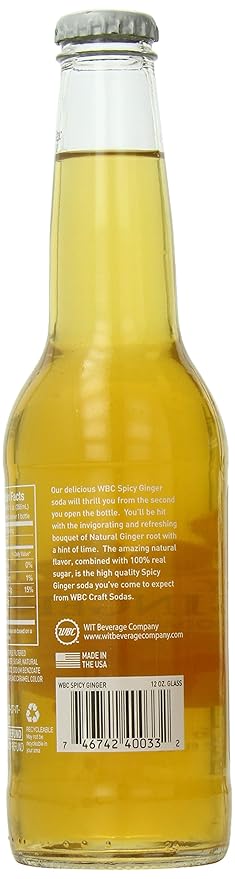 WBC/Goose Island Craft Soda Spicy Ginger 12 Ounce (Pack of 4)