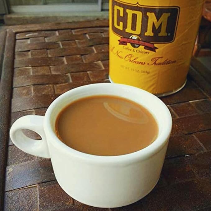 CDM Decaffeinated Ground Coffee &amp Chicory for All Coffee Makers 13oz Bag (Pack of 12)