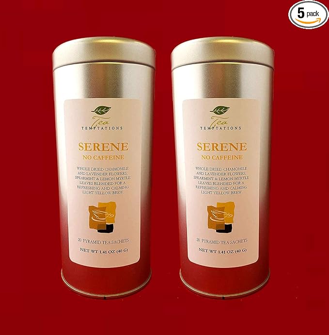 Serene Herbal Tea in Pyramid Sachets (2 Pkg Bundle)