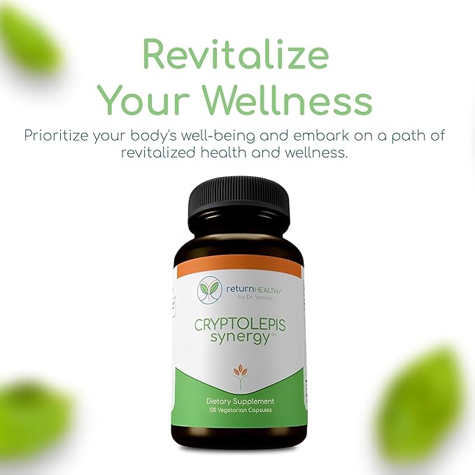 Cryptolepis Synergy Immune Support Vitamins Immune System Booster for Adults Liver Lymphatic &amp Immune Support Supplement Supports Lyme &amp Natural Parasite Defense 120 Capsules 3 Pack