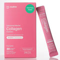 Liposomal Marine Collagen Powder Packets 2100mg Sugar-Free Flavored Powder 190mg Vitamin C for Skin Hair and Nails Supports Joint Health - 30 Packets Peach Pomegranate Flavor
