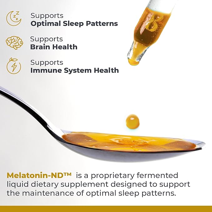 Premier Research Labs Melatonin-ND - Melatonin Liquid Liquid Melatonin for Adults Sublingual Melatonin Drops Made with Organic Ingredients Vegan Friendly - 2 Fl Oz (54 Servings)