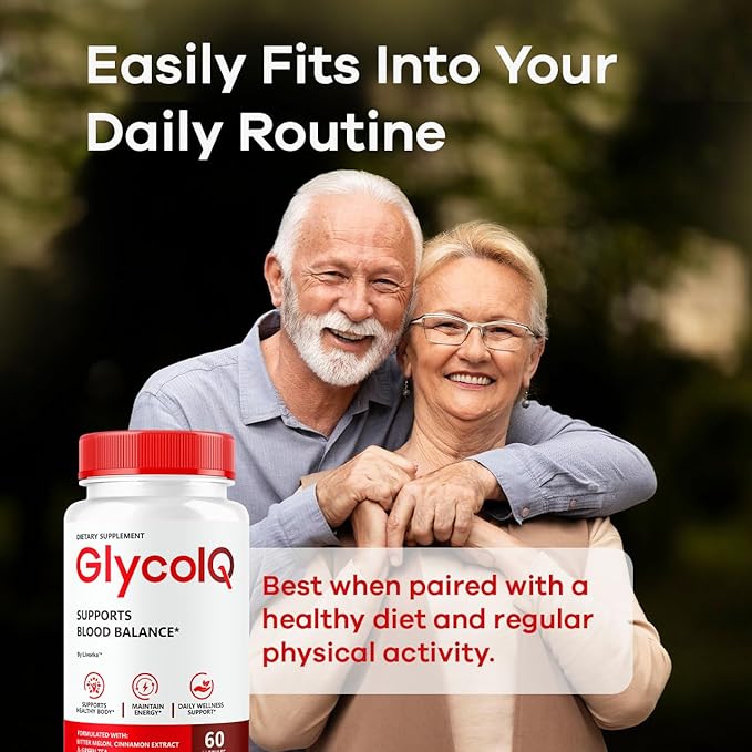 Glyco IQ Capsules - Official Glyco IQ Blood Support GlycoIQ Supplement Advanced Formula - Maximum Strength All Natural Ingredients Multivitamin for Overall Health &amp Wellness 60 Capsules for 1 M