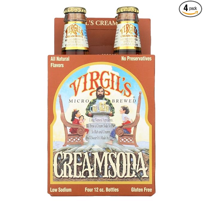 Virgils Soda Cream 4pk