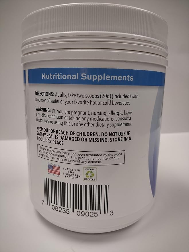 Absolute Nutrition Collagen Powder - Unflavored 20oz. with Hyaluronic Acid Organic Collagen Peptides for Men &amp Women Grass-Fed - Hair Skin Nail &amp Joint Support Paleo &amp Keto Non GMO