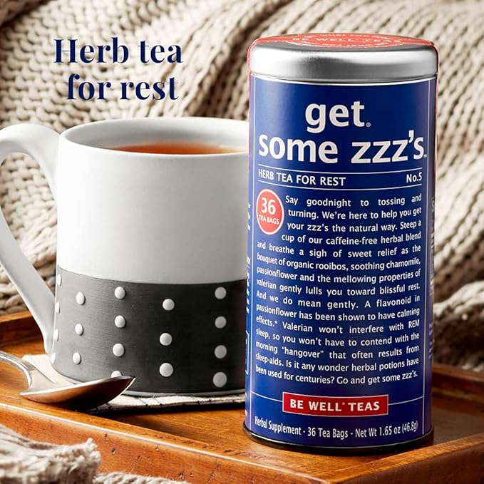 The Republic of Tea Get Some Zzz’s – No. 5 Herb Tea for Rest No Caffeine 250 Tea Bags