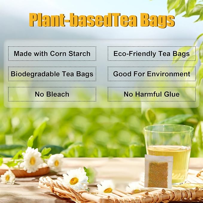 Premium Turmeric Ginger Cinnamon Tea Bags | 100% Natural Hand-made Blend ginger tea | Ginger Turmeric Herbal Tea | No Sugar No Caffeine No Gluten Vegan (120 Bags)