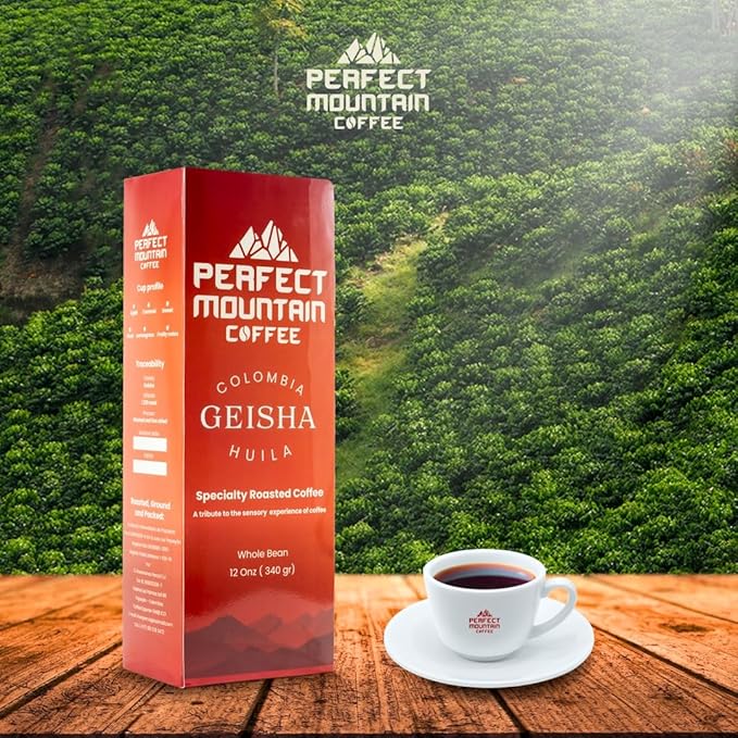 Geisha Coffee Beans Whole Bean Specialty Roasted Coffee Origin 100% Café de Colombia Fresh Roasted Excellent Quality