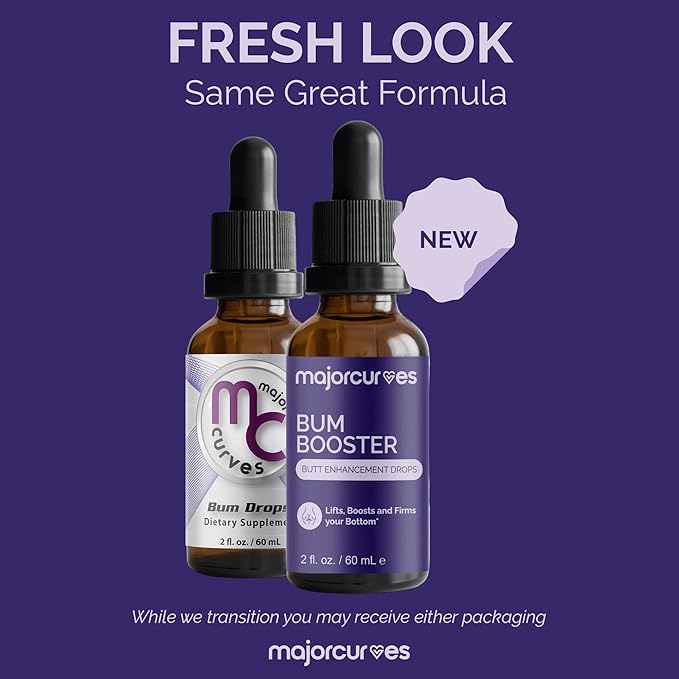 Butt Enhancement Drops - Premium Booty Building Supplements Bigger Butt Pills for Women Featuring Aguaje and Maca Extract - Fast-Acting Liquid for Fuller Lifted Toned Appearance