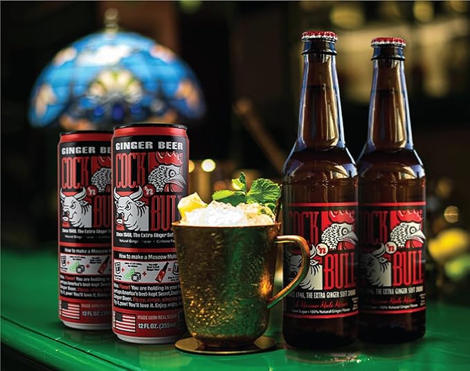 Cock 'n Bull Ginger Beer 8/12 fl. oz. (355ml) Cans Case (8-Pack)