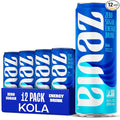 Zevia Zero Sugar Energy Drink Kola 12 oz Cans (12-Pack) – Naturally Sweetened Non-GMO Project Verified Gluten-Free Vegan