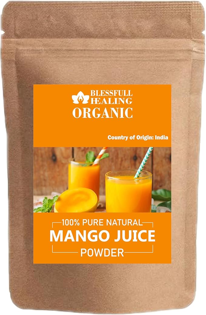 Blessfull Healing Organic Mango Juice Powder 100% Pure Natural 200 Gram / 7.05 oz