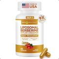 Liposomal Berberine with Ceylon Cinnamon 1200MG - GLP-1 Friendly High-Absorption Berberine Supplement Natural Body Balance Support - Non-GMO 60 Veg Capsules Made in USA Lab Tested