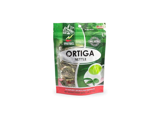 Hanan Nettle Loose Herb Tea 1.06 oz (30g) All-Natural Dried Stinging Nettle Plant Leaf and Root from Peru – Herbal Tea &amp Supplement (6 Pack)