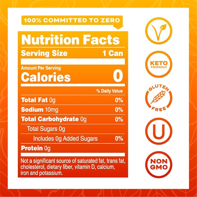 Yerbaé Energy Seltzer - Variety Performance Pack + Orange Cherry Pineapple 0 Sugar 0 Calories 0 Carbs Energized by Yerba Mate Plant-Based Healthy Alternative to Coffee