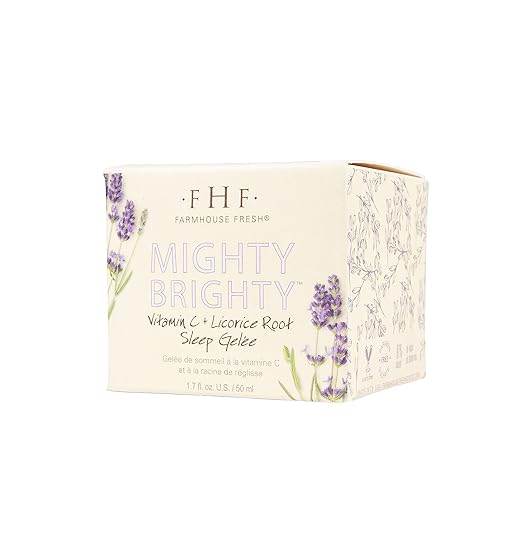 FarmHouse Fresh Mighty Brighty Licorice Root Gelée Dark Spot Corrector for Face with Vitamin C &amp E 1.7 fl oz