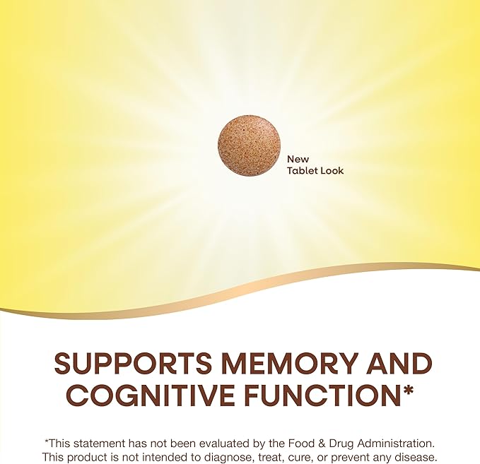 Nature's Way Ginkgold Advanced Ginkgo Extract Supplements for Support of Memory and Focus* Ginkgo Biloba Extract Supports Focus &amp Cognitive Function* 150 Tablets (Packaging May Vary)