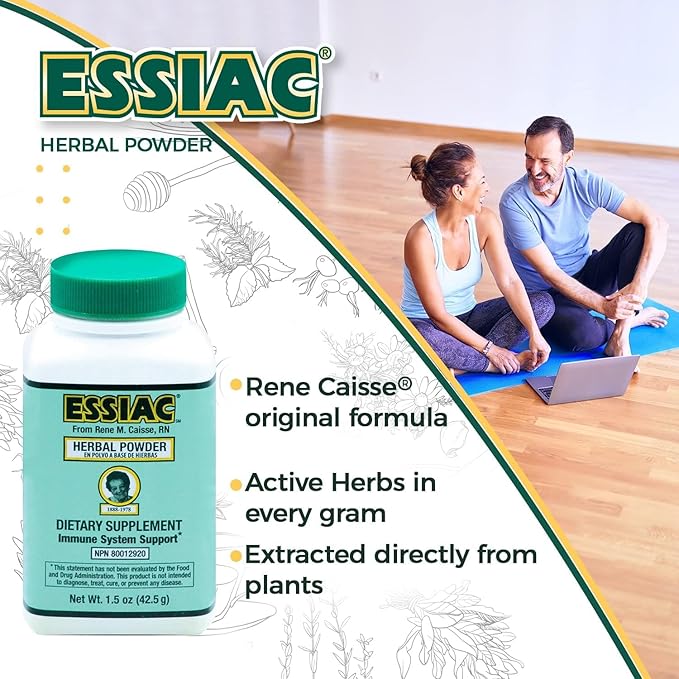Essiac PowderESSIAC Original Herbal Tea Powder – 1.5 oz Bottle | Powerful Antioxidant Blend to Help Promote Overall Health &amp Well-Being | Original Formula from 1922 (3)