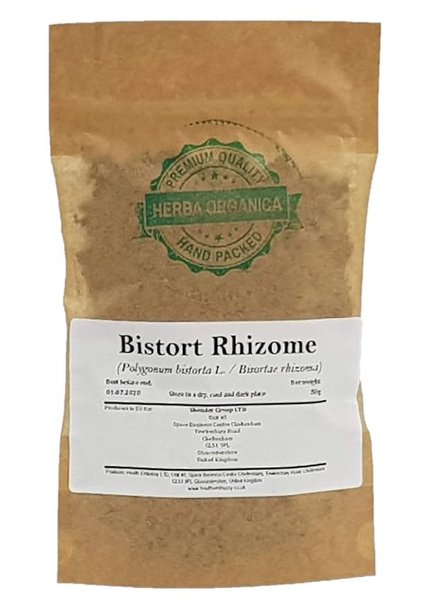 Bistort Rhizome - Polygonum Bistorta L # Herba Organica # Herbal Tea (50g)