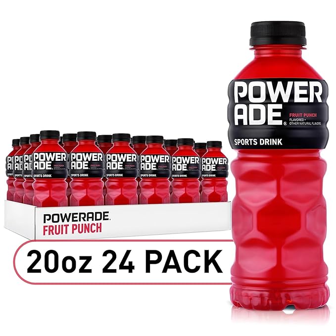 Powerade Liquid Hydration Energy Drink Fruit Punch 20 Oz ( 24 Count )