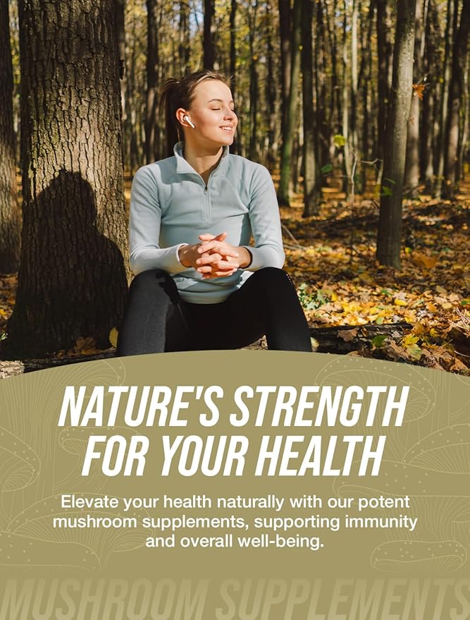 BulkSupplements.com Chaga Mushroom Extract Capsules - Chaga Extract Chaga Mushrooms - Vegan &amp Gluten Free 2 Capsules per Serving (1000mg) 360 Count (Pack of 1)
