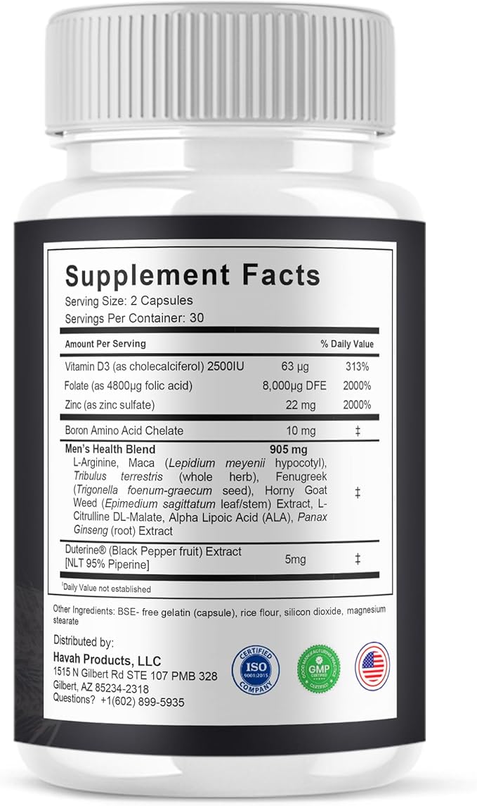 BLUE VIBE Vital Pro Capsules Premium Wellness &amp Advanced Health Management Supplement Pills Maximum Strength Daily Health &amp Overall Wellness Support 2 Pack - 120 Capsules