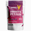 Yellow.fit Hibiscus Tea Bags – 1500mg Loose Leaf Tea Bags Caffeine-Free Herbal Tea Made from Dried Hibiscus Flowers Herbal Tea Bags 100 Count