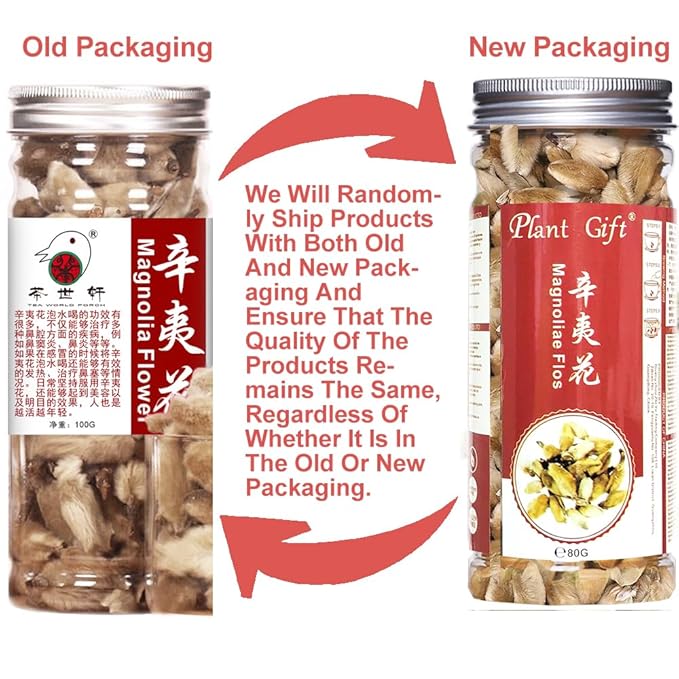 Plant Gift Chinese Medicine Herbal Tea dried magnolia flower flos 辛夷花 magnoliae Xin Yi Hua health skin care Flower Tea Herbs 80g/2.82oz