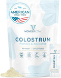 WONDERCOW Colostrum Supplement Powder for Gut Health Immune Support &amp Wellness | Natural IgG Pure Whole Bovine Colostrum Superfood Unflavored 30 Servings
